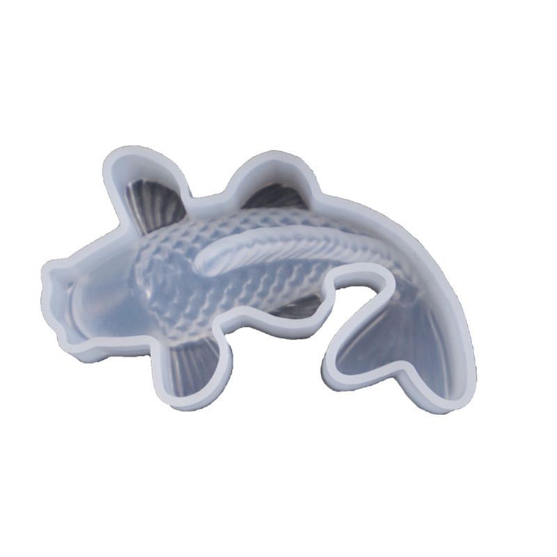 Khuôn nhựa silicon cá chép đổ resin làm handmade, mô hình