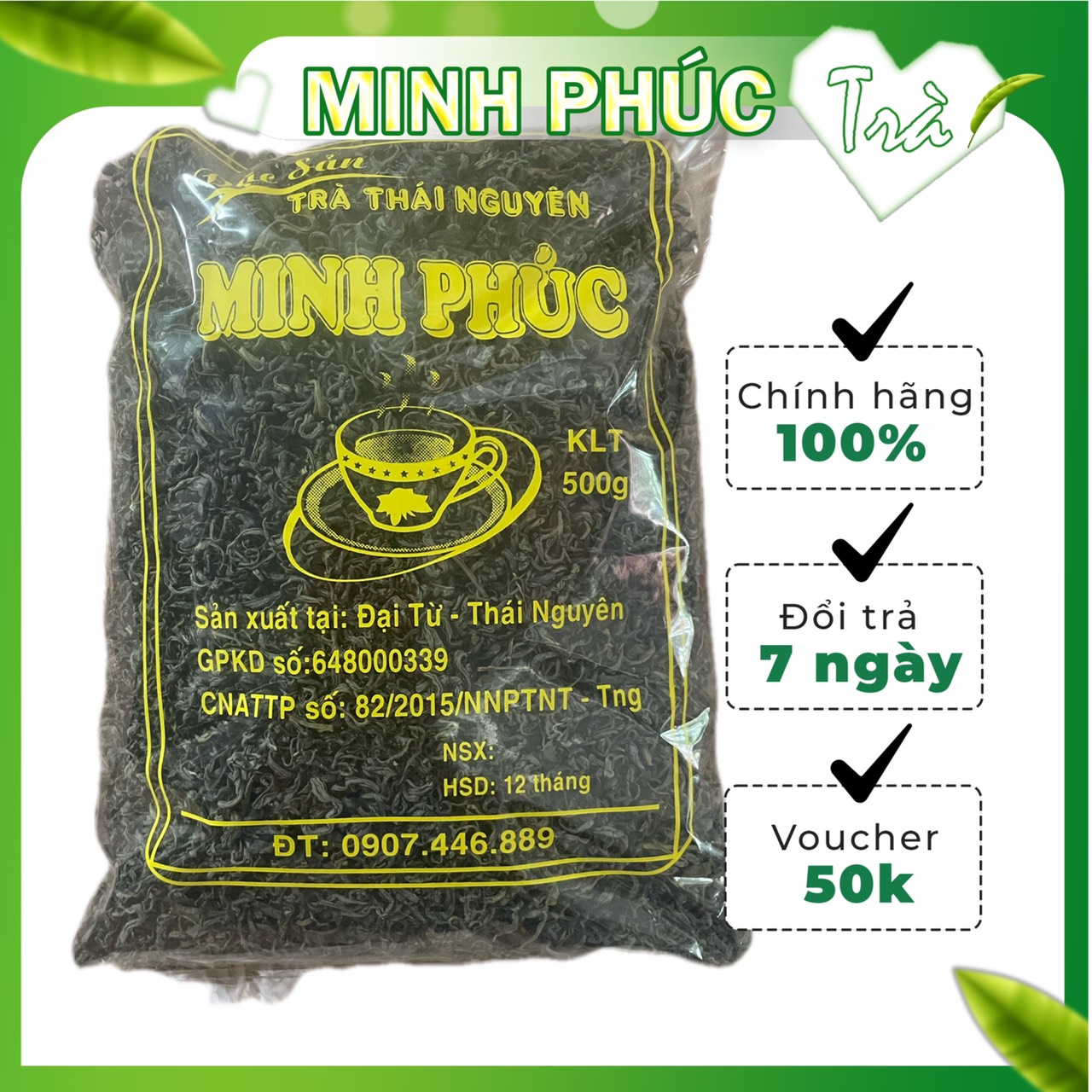 Trà thái nguyên l1-500g