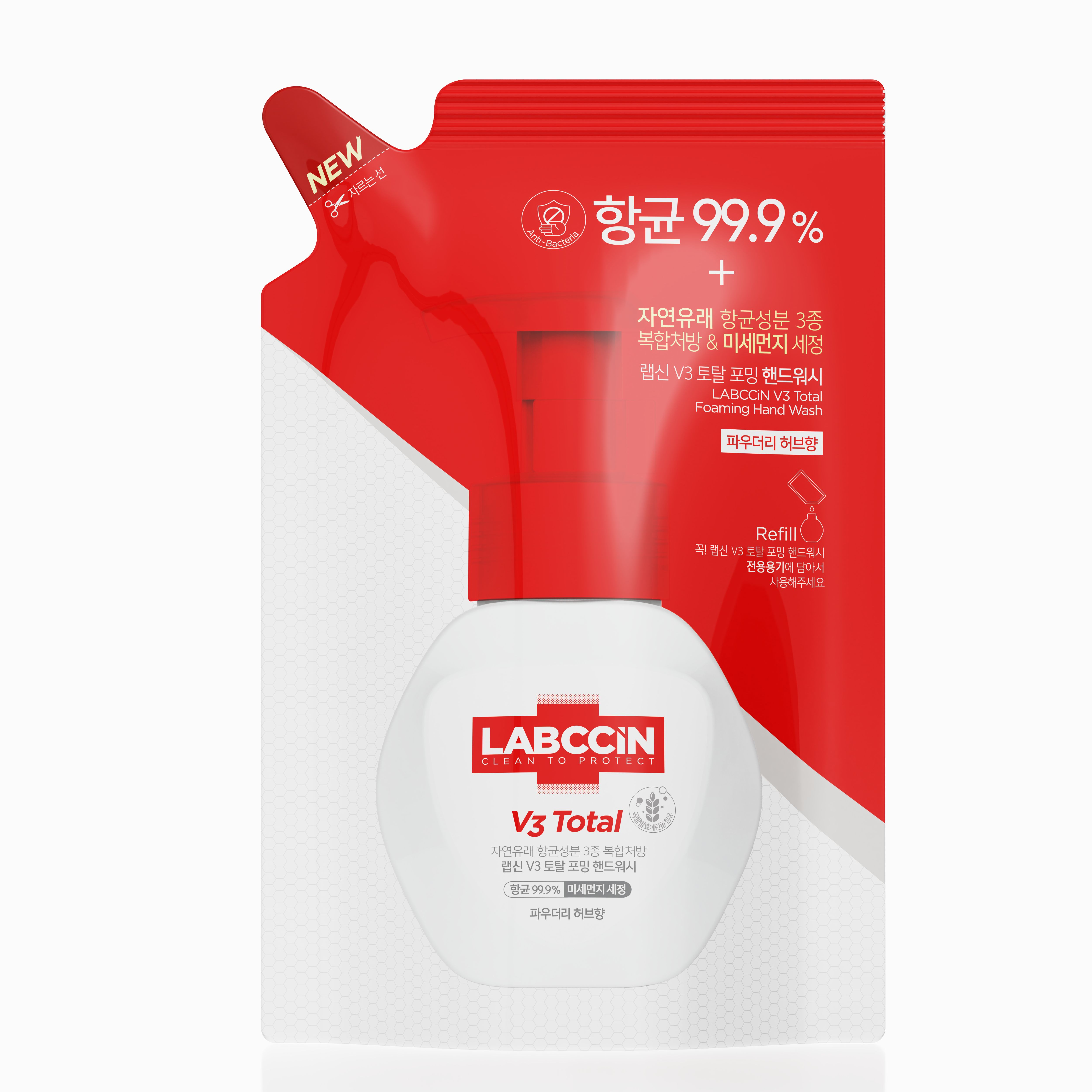 LABCCiN Total Foaming Handwash Refill 200ml แล็บซิน โฟมล้างมือสูตรโทเทิล แบบรีฟิล (ถุงเติม) ขนาด ...