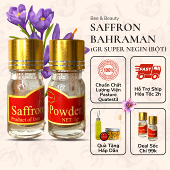 BỘT NHUỴ HOA NGHỆ TÂY SAFFRON BAHRAMAN 1GR