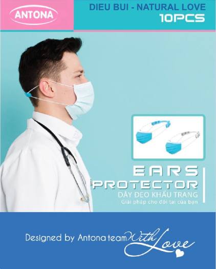 Dây Đeo Khẩu Trang ANTONA, Tai Giả Chống Đau Tai, Dây Đeo Khẩu Trang Y Tế Chống Đau Tai, Day Deo Khau Trang, Day Deo Khau Trang Chong Dau Tai, Thanh Nhựa Dẻo Chống Rơi, Không Có Mùi Nhựa, Quai Gài Khẩu Trang, Quai Silicone Mềm....