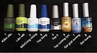 Bộ Liên Kết Vinimay, Base, Top, Top lì - MiNi Nails