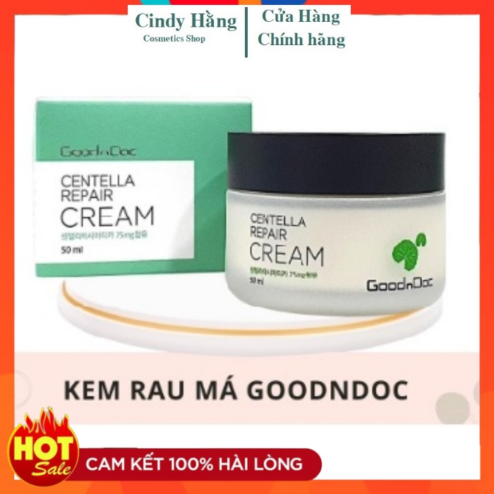 Kem dưỡng rau má goodndoc centella repair cream