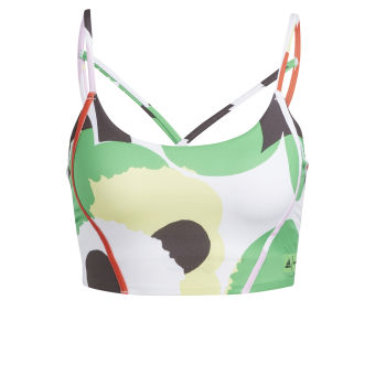 adidas Tập luyện Áo Bra Hỗ Trợ Vận Động Nhẹ adidas x Marimekko Nữ trái cam HC6850