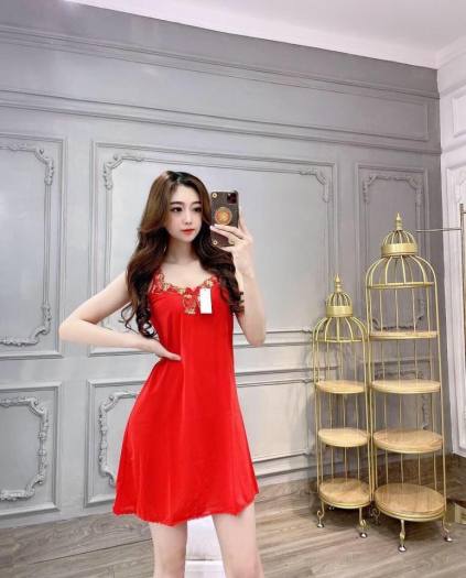 Đầm thun lạnh mặc nhà,Váy ngủ,Đầm mặc nhà