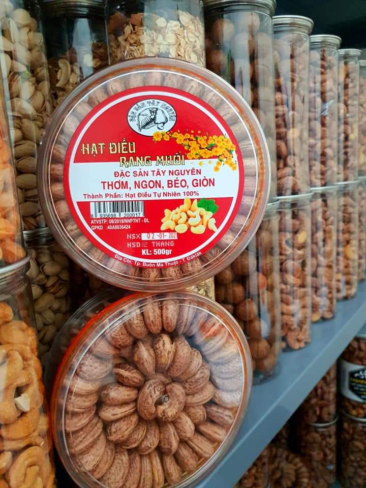 Combo hạt rang muối & hạt điều sấy nguyên vị