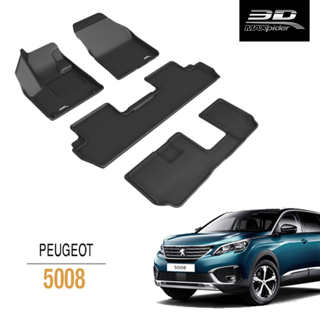 Thảm lót sàn ô tô 3D KAGU Maxpider cho xe Peugeot 5008 2018-nay