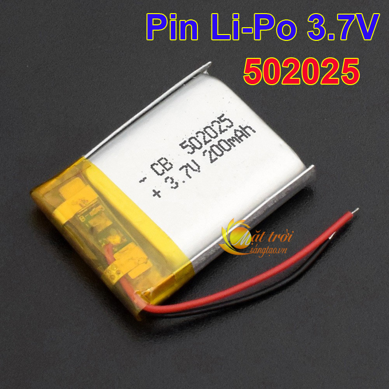 Pin li-po 3.7v 200mah