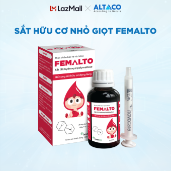 SẮT HỮU CƠ NHỎ GIỌT - dạng giọt, không tanh, được chuyên gia khuyên dùng