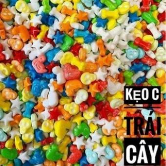 Kẹo trái cây sắc màu - túi 1 kg