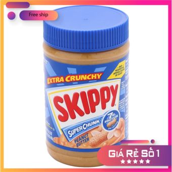 Bơ lạc (đậu phộng) Skippy Peanut Butter Chunky 462g