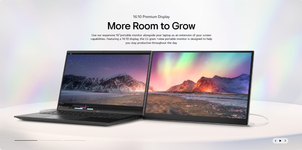 LG 16MR70 — 16" WQXGA IPS Display Portable Monitor · v16