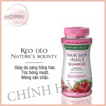 HỘP 230 VIÊN KẸO DẺO HAIR SKIN & NAIL GUMMIES NATURE’S BOUNTY