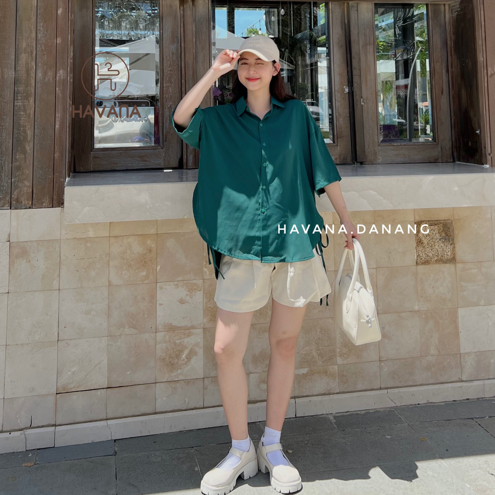 Áo sơ mi lụa nữ, sơ mi lụa cộc tay buộc dây hai bên eo freesize form rộng