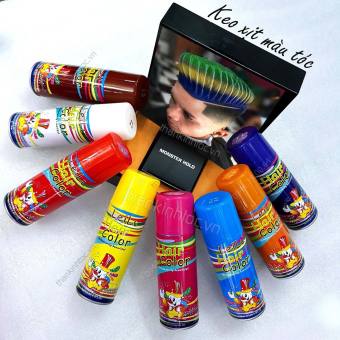 Keo xịt màu tóc tạm thời 125ml