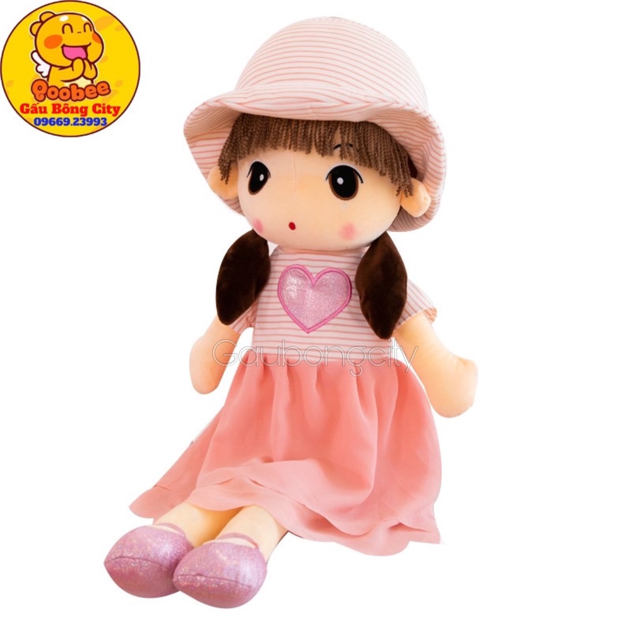 Gấu Bông Búp Bê Xuka Mềm Mịn -Búp Bê Nhồi Bông