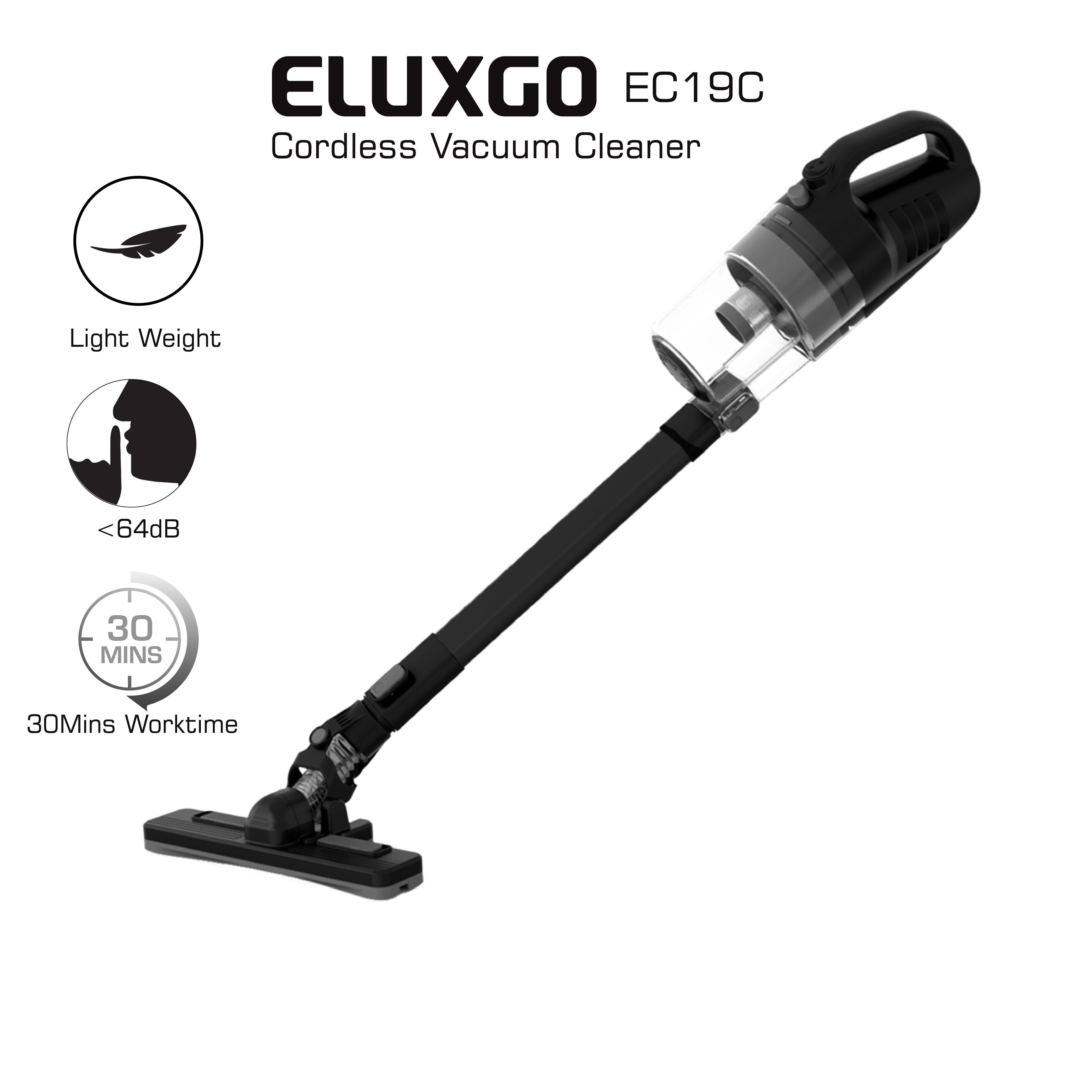ELUXGO EC25 Infinite Speed Vacuum Cleaner | Lazada Singapore