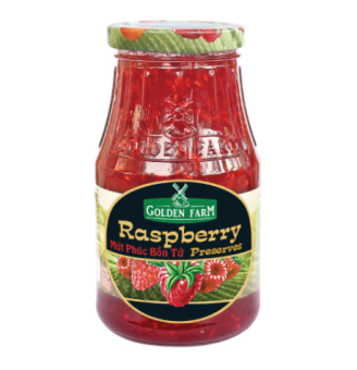 MỨT PHÚC BỒN TỬ HŨ TO Golden Farm hũ 450g [Khách hàng LAZADA quay lại mua lại tại LAZADA UMKLY SHOP] BIG JAR OF RASPBERRY JAM
