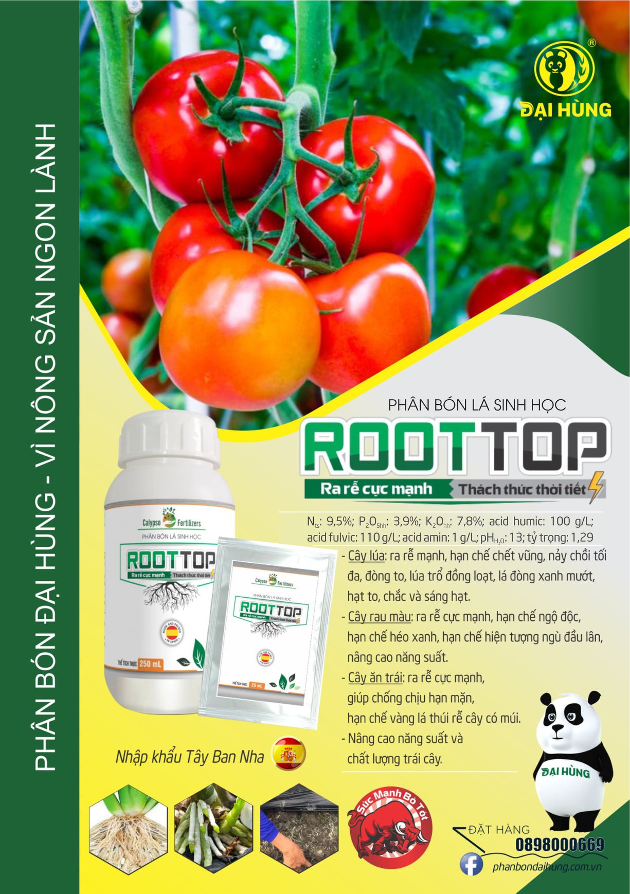Root top 250ml - siêu kích rễ, siêu nuôi trái
