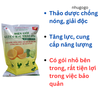 Điện giải Gluco KC thảo dược sumi qui cách gói 200 gram