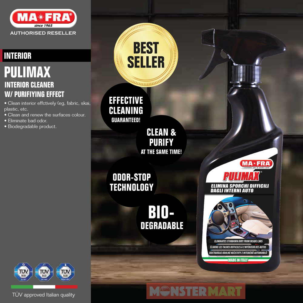 Mafra Maniac Line Iron Remover 1L (Concentrated PH Neutral clean  decontaminate wheel rims brake dust car paintwork logo emblem chrome  trimming)