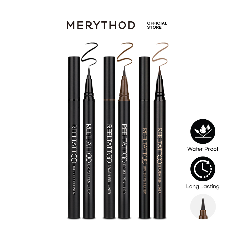 Gambar MERYTHOD Reel Tattoo Brush Tip Pen Eyeliner Made in Korea