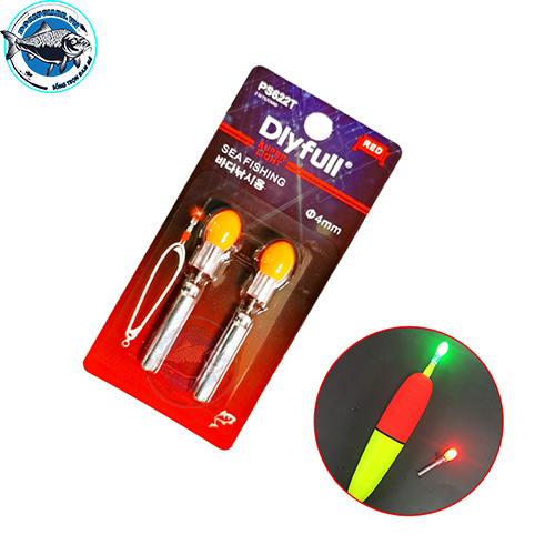 Đèn led gắn phao câu cá dlyfull ps622t, phao câu cá đồ câu giá rẻ store dpk016
