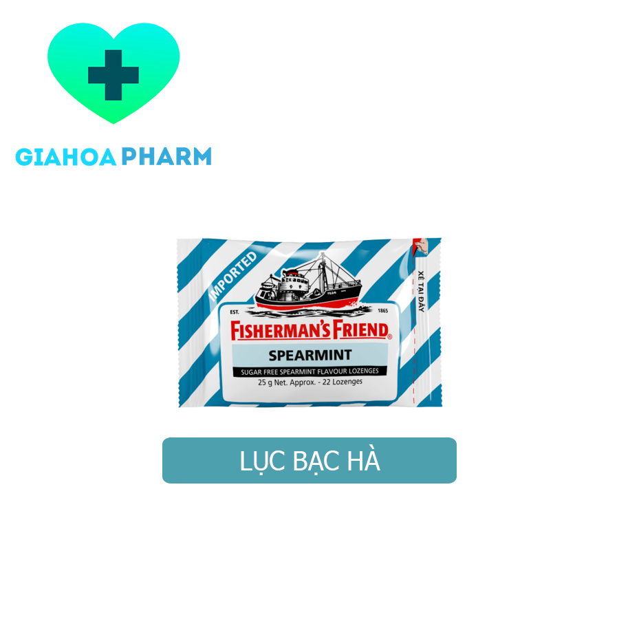 Fisherman's Friend - Kẹo cay con tàu - Spearmint