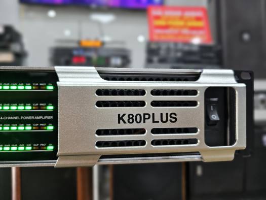 Đẩy 4 kênh BW K80 plus nguồn khủng 1000w/kênh có chống chập dây loa