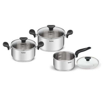 Bộ nồi inox Tefal Primary 16/20/24cm (E3086S74)