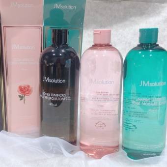 Nước hoa hồng cân bằng da Toner Jm Solution 600ml