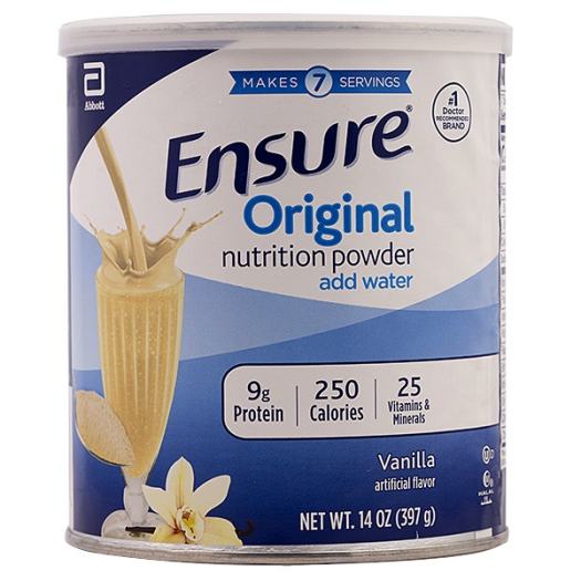 Sữa Ensure Úc 850g, Sữa Ensure Đức 400g, Sữa Ensure Mỹ Original Nutrition Powder 397g mẫu mới Vanilla