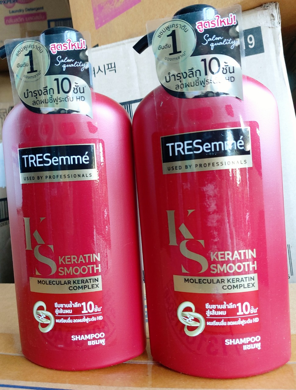 Combo dầu gội & dầu xả tresemme thái lan keratin smooth 425ml