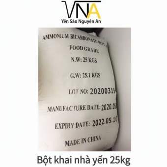 BỘT KHAI NHÀ YẾN - 25kg - bột khai tạo mùi