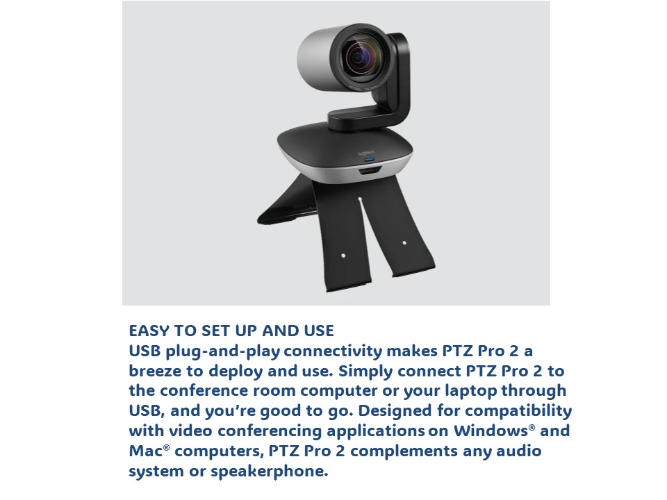 Logitech PTZ Pro Video Conferencing Camera (960-001184) Lazada