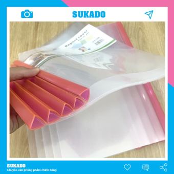 Bìa cây gáy lớn đựng hồ sơ [Xấp 10 cái] bìa đựng giấy tờ khổ A4 SUKADO