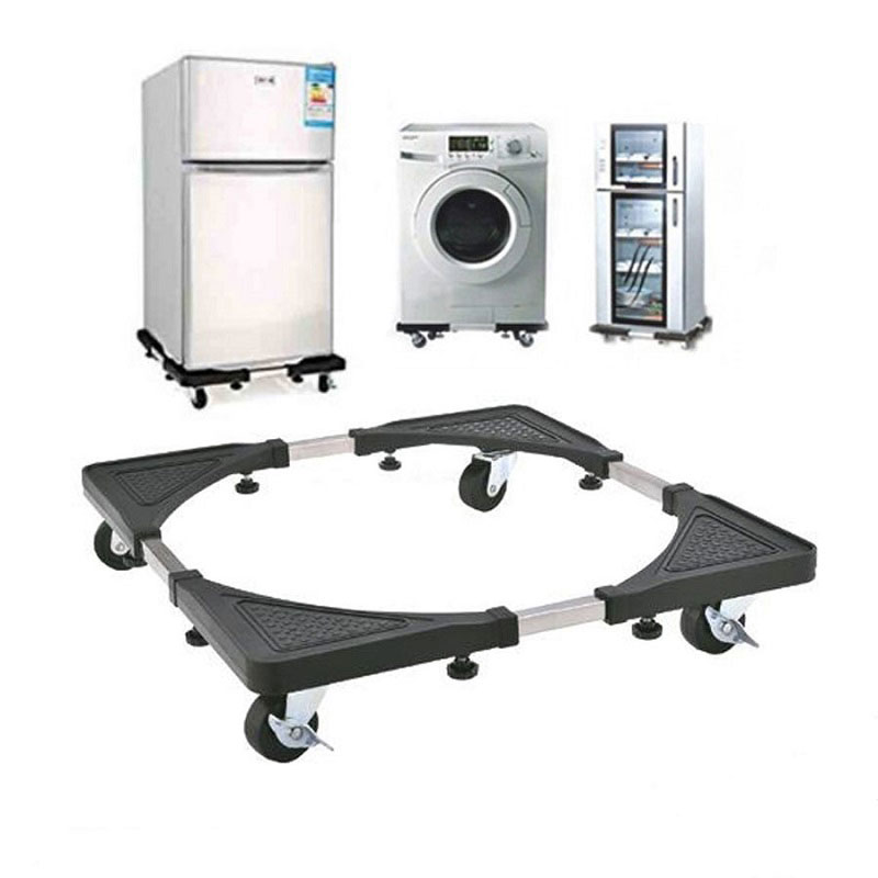 Kệ Để Máy Giặt, Tủ Lạnh, Giá Tủ Lạnh Có Bánh Xe Đa Năng Chất Liệu Inox Bền Đẹp Sale 50%
