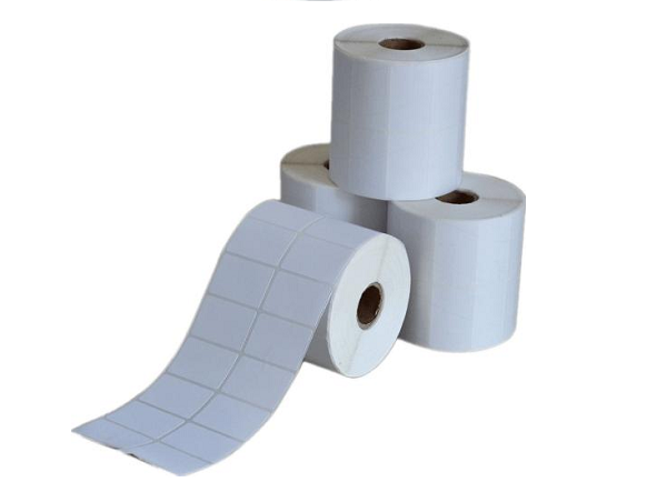 Giấy in mã vạch 2 tem 35x22 - decal nhiệt 2 tem 70x22 mm, cuộn 30m