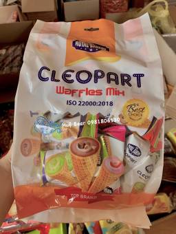 Bịch bánh kem ốc quế cleopart lớn nhiều vị