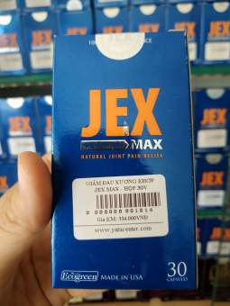 VIÊN BỔ KHỚP - GIẢM ĐAU XƯƠNG KHỚP - TÁI TẠO VÀ NUÔI DƯỠNG SỤN KHỚP JEX MAX 30 viên