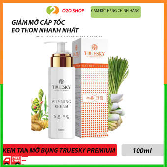 Kem tan mỡ bụng câp tốc Truesky Premium O2O Shop Chiết Xuất Quế Gừng  100ml - Slimming Cream Dạng Vòi Giúp Đốt Cháy Mỡ Nhanh Eo Thon Đón Tết