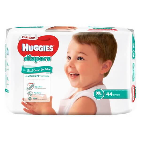 Tã dán cao cấp huggies diapers platinum xl44 hsd: 02/2023