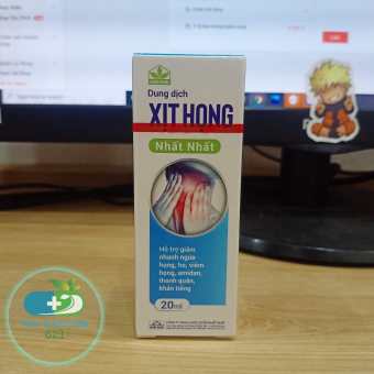 Dung Dịch Xịt Họng Nhất Nhất - hỗ trợ làm giảm nhanh ngứa họng, ho, khản tiếng 20ml