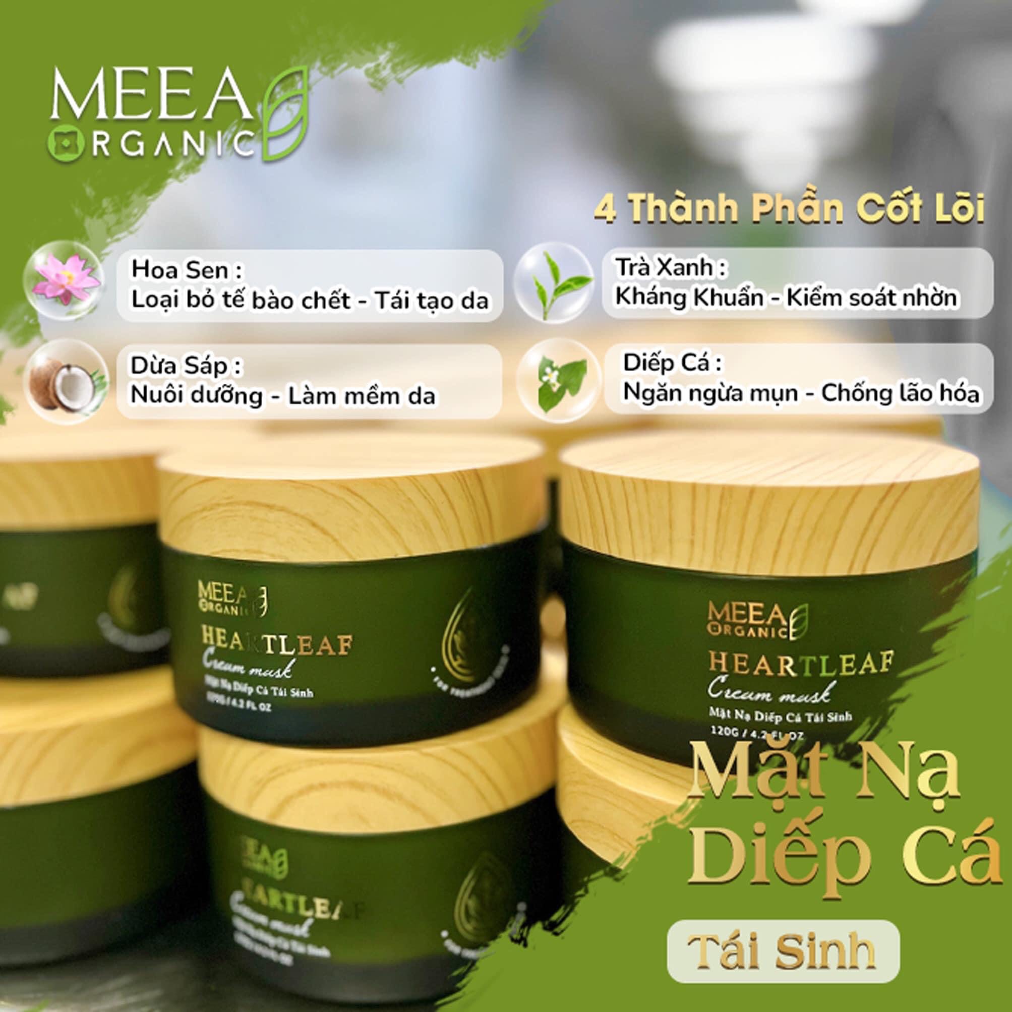 Mặt nạ diếp cá tái sinh meea organic chính hãng