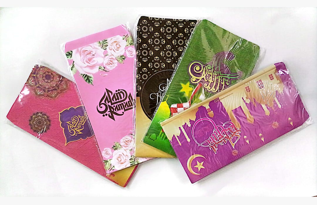 Ready Stock Sampul Raya 2024 Sampul Raya Lipat (6/10 Slot) Angpau Raya  Aidilfitri Folding Red Packet Hari Raya Aidilfitri Sampul Hijau