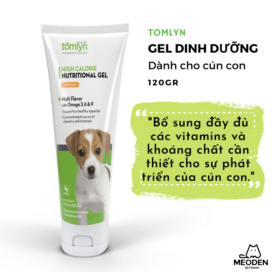 Gel dinh dưỡng dành cho cún con Tomlyn