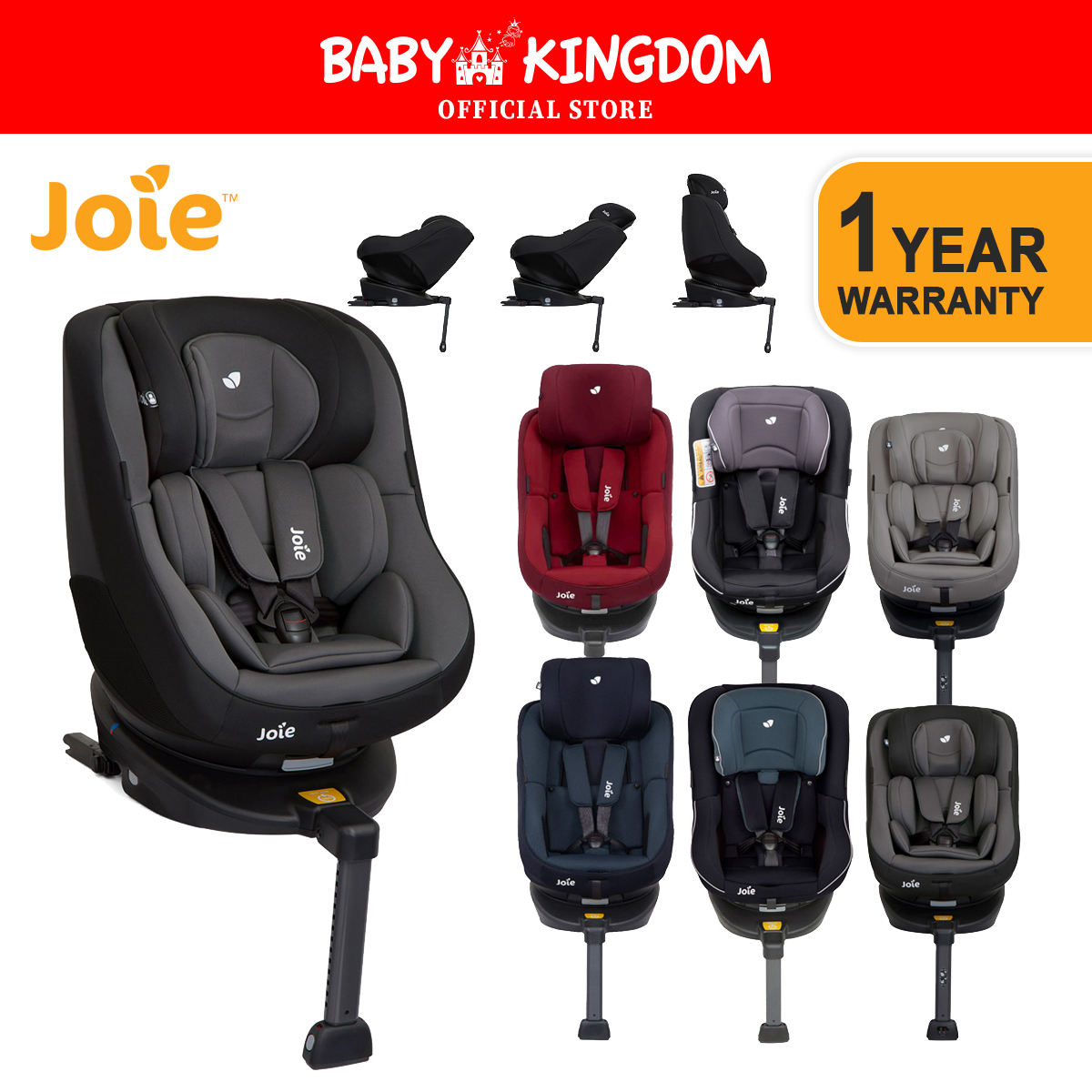 Joie I-Spin 360 Car Seat (1 Year Warranty)