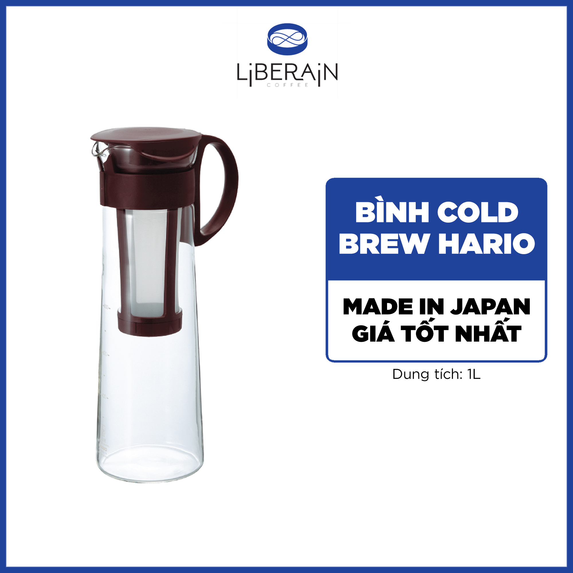 Bình pha cà phê Cold Brew (cà phê ủ lanh) Hario - Nhật Bản