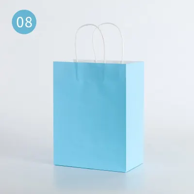 10PCS Set Kraft Paper Bag Birthday Party Bag Gift Bag Paper Bag Goodie Bag (4)