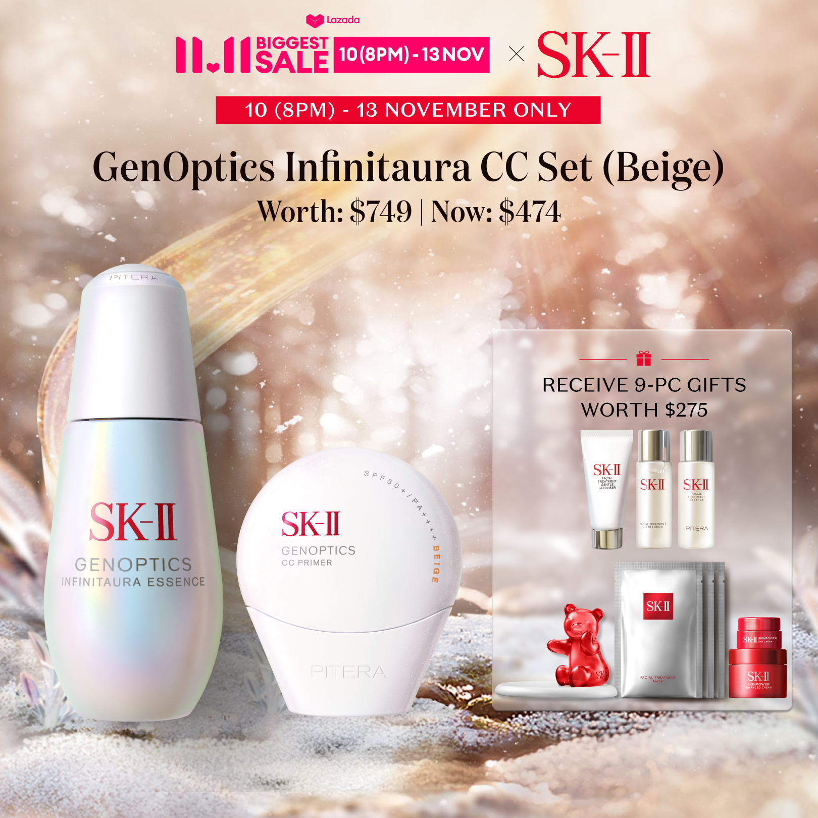Sk-Ii Atmosphere Cc Cream Spf50 Pa++++ 30G - Hydrating Sun